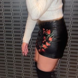 Cute leather Skirt